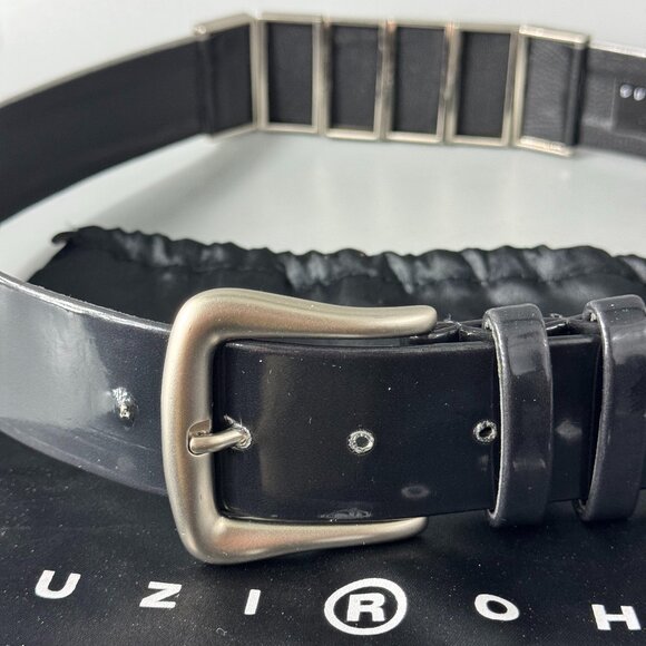 Suzi Oher Gray & Silver Metal Stretchable Belt Six Size Medium Plus main image 7
